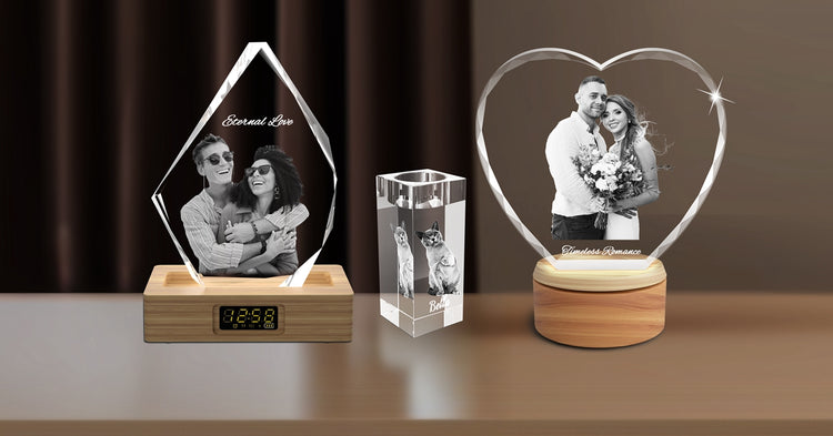 Personalised 3D Crystal Photo Gifts