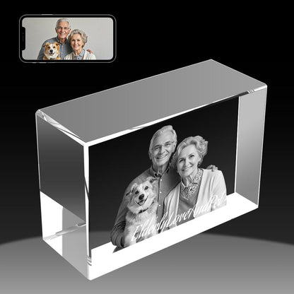 2D Crystal Photo Gifts Rectangle Crystify