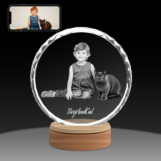 2D Crystal Photo Gifts - Sunflower Crystify