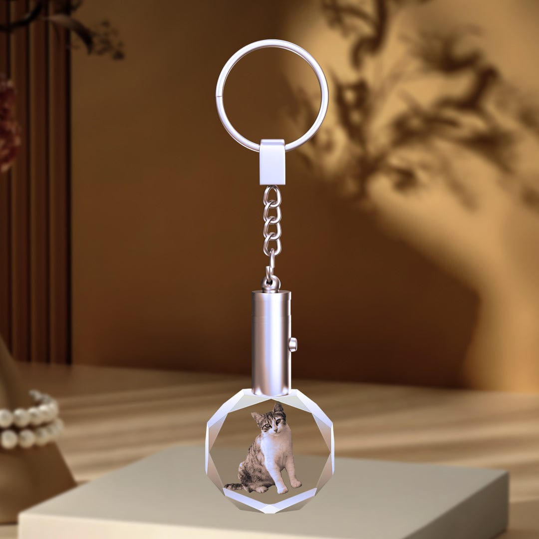 2D Crystal Photo Keyring Gift Crystify