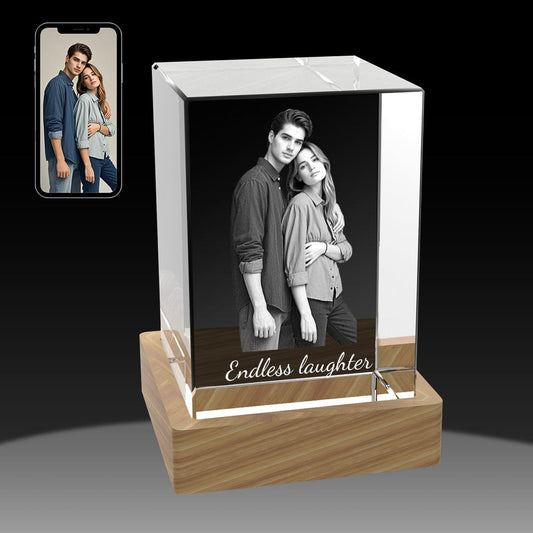 2D Cube Crystal Photo Gifts Crystify