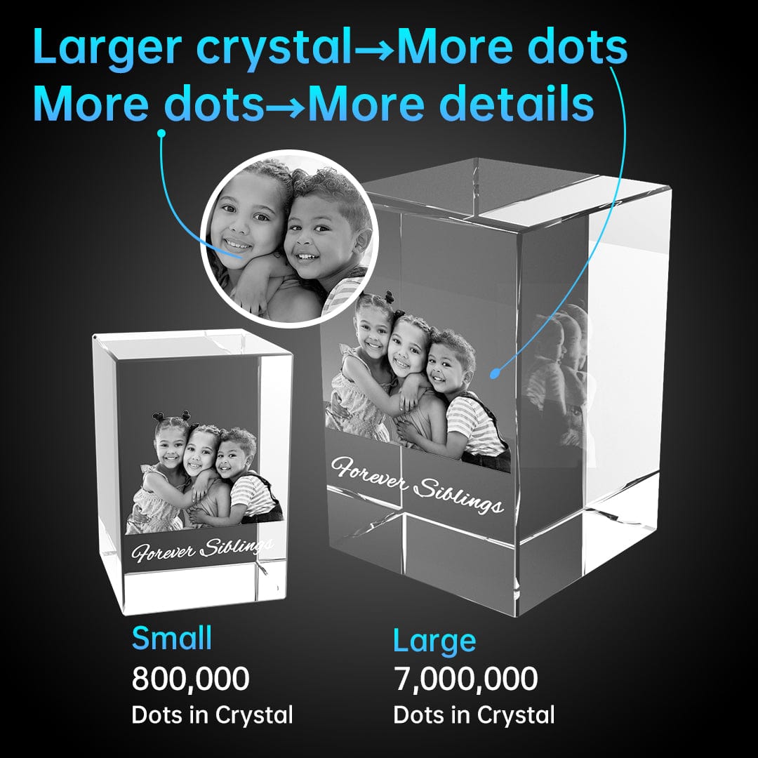 3D Cube Crystal Photo Gifts Crystify