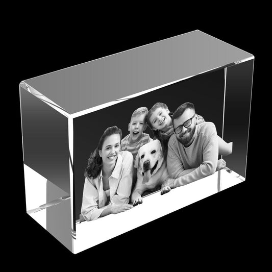 3D Rectangle Crystal Photo Frame Crystify