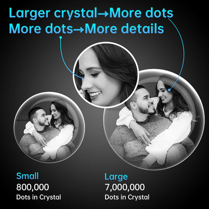 Crystal Ball 3D photo Gifts (Pre-order) Crystify