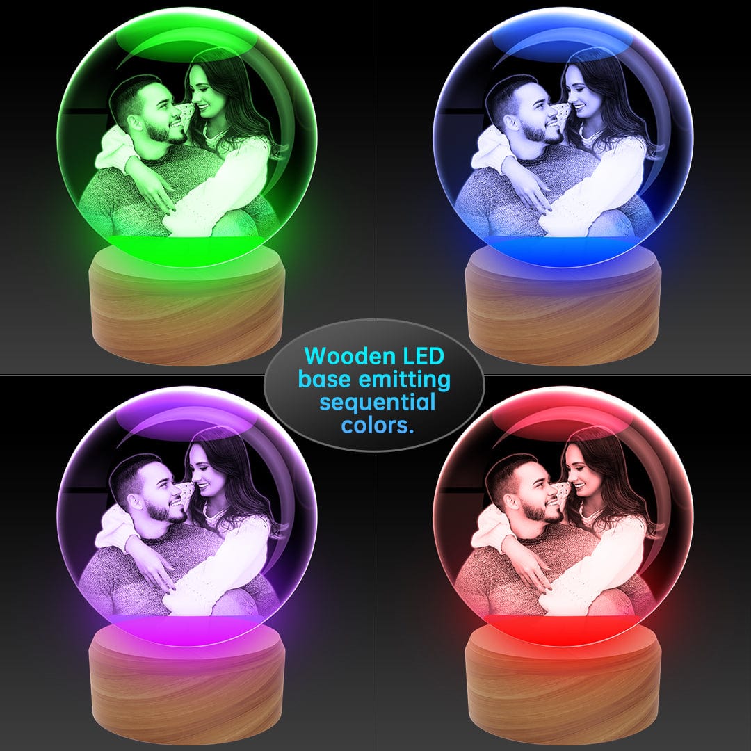 Crystal Ball 3D photo Gifts (Pre-order) Crystify