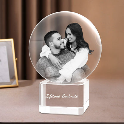 Crystal Ball 3D photo Gifts (Pre-order) - Large Crystify