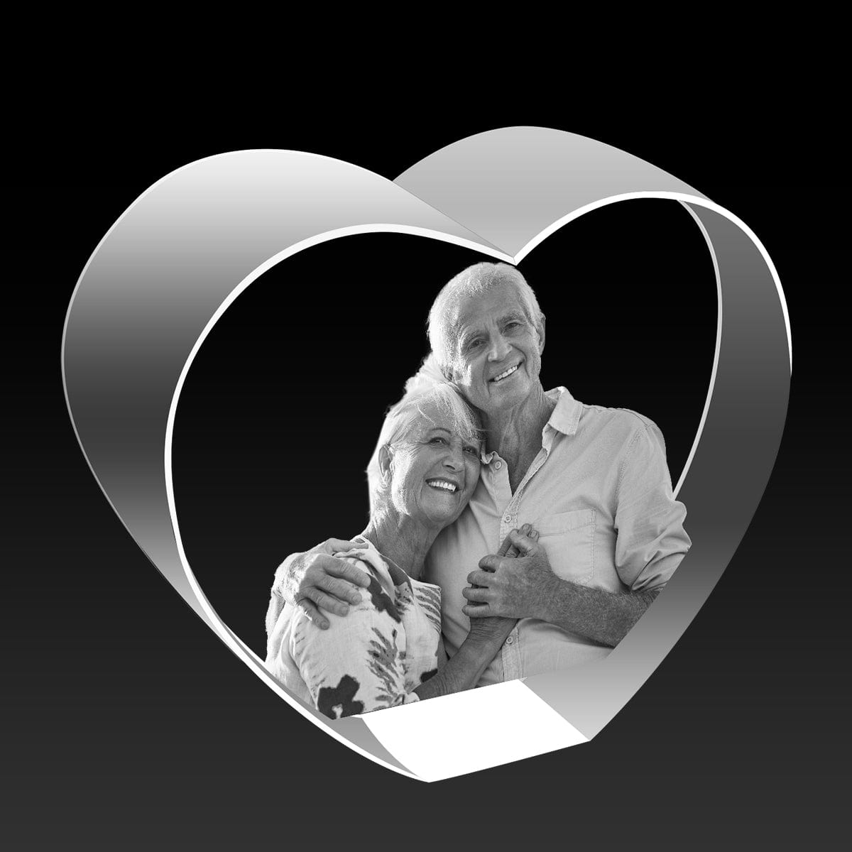 Personalised 3D Crystal Heart Gifts Crystify