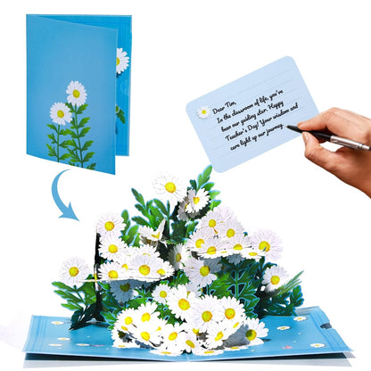 Pop-up Greeting Card - Sunflower Crystify