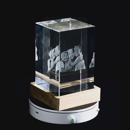 3D crystal photo gifts - 3D cube