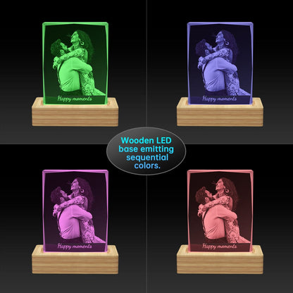 Unique Faceted 3D Portrait Crystal Gifts Crystify