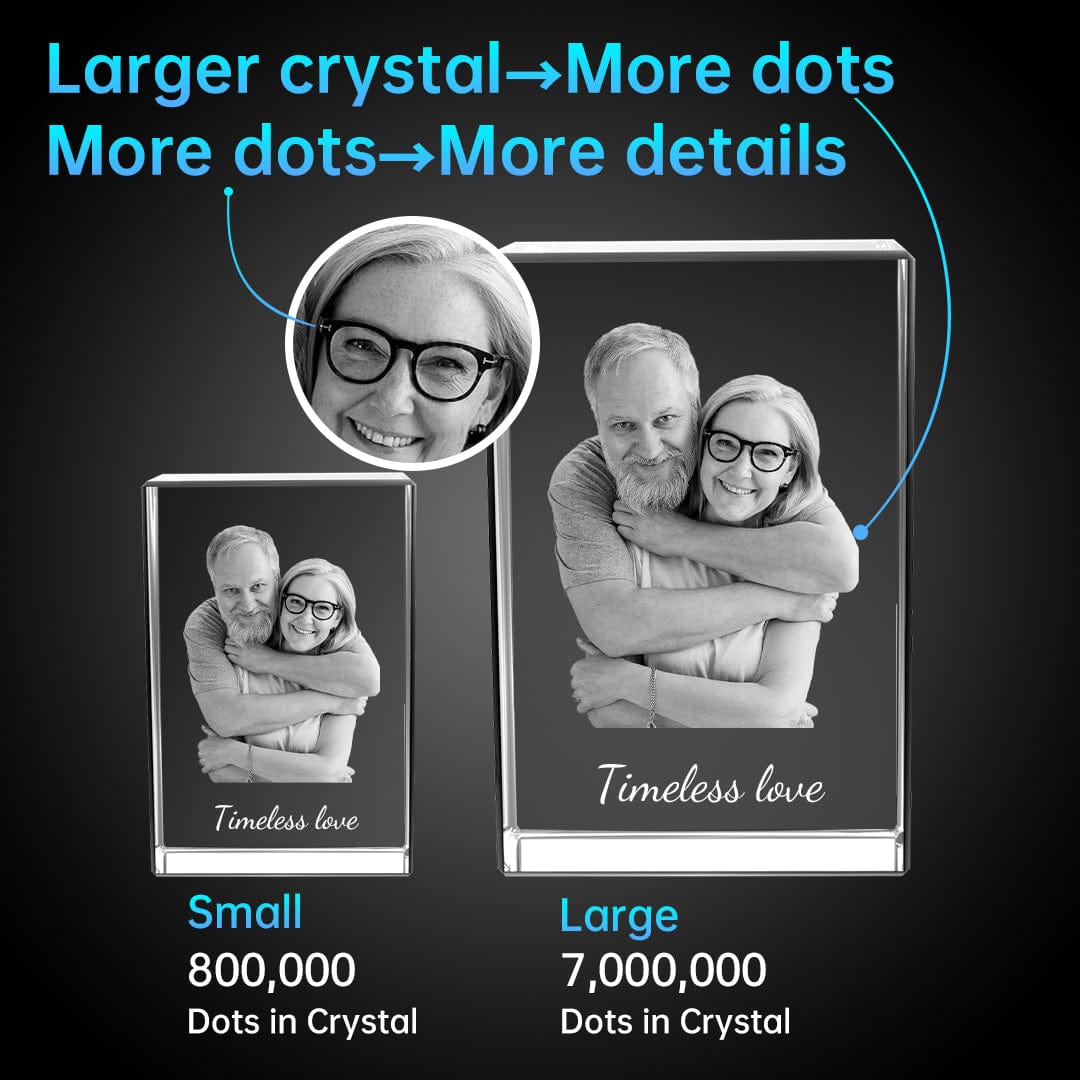 Unique Portrait 3D Crystal Photo Gift Crystify